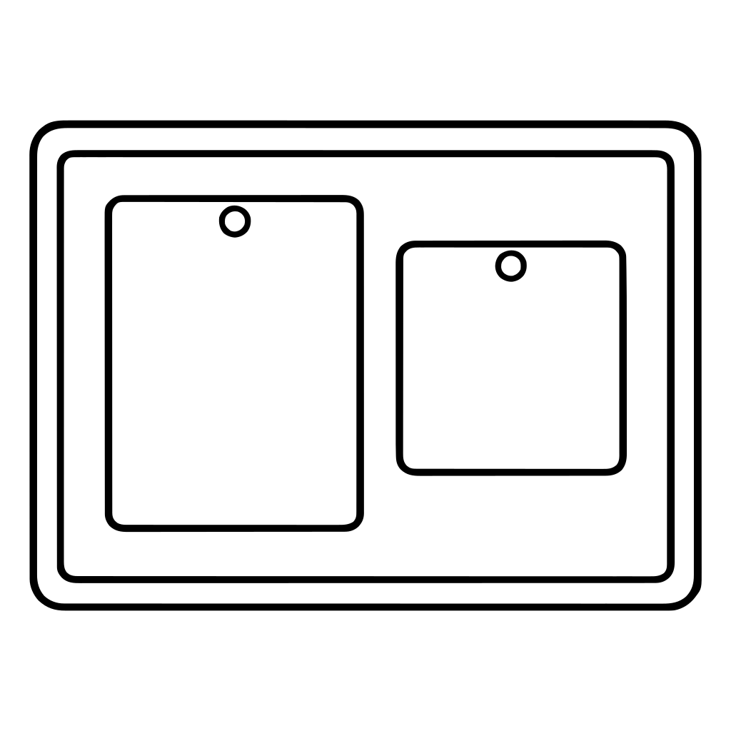 掲示板のイラスト（シンプル）