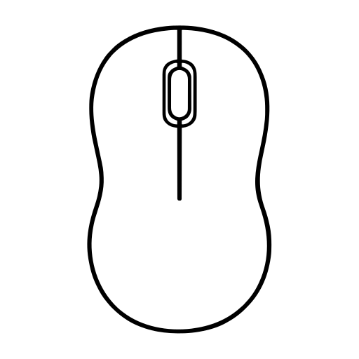 マウスのイラスト（シンプル）