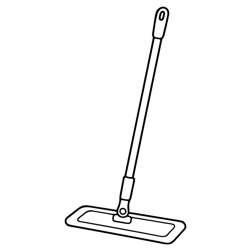 モップのイラスト（シンプル）