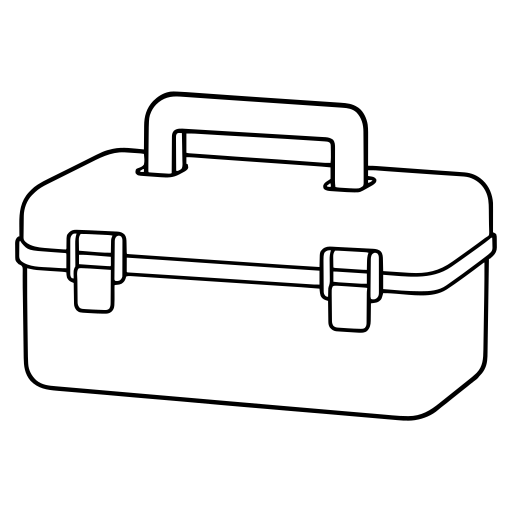 工具箱のイラスト（シンプル）