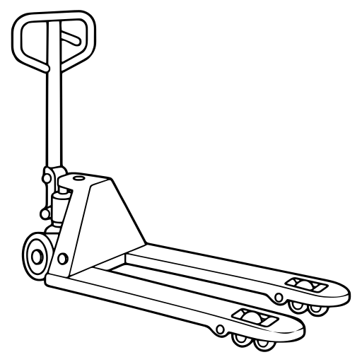 Pallet jack illustration (Simple style)